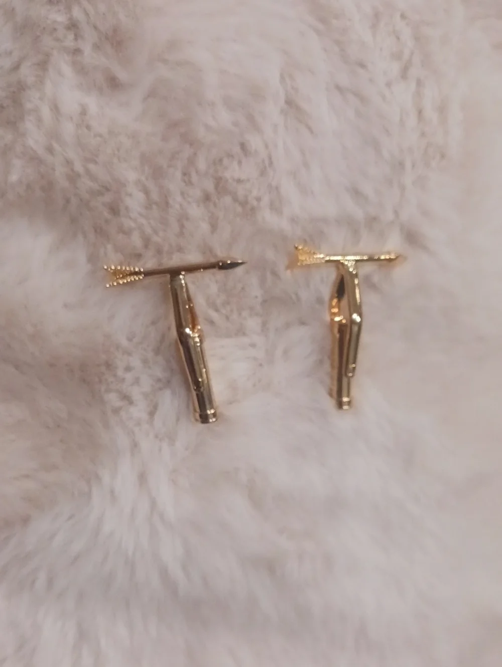Ted Baker Gold Arrow Motif Cufflinks